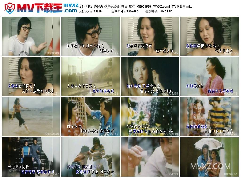 许冠杰-亦算是缘份_粤语_流行_ME901599